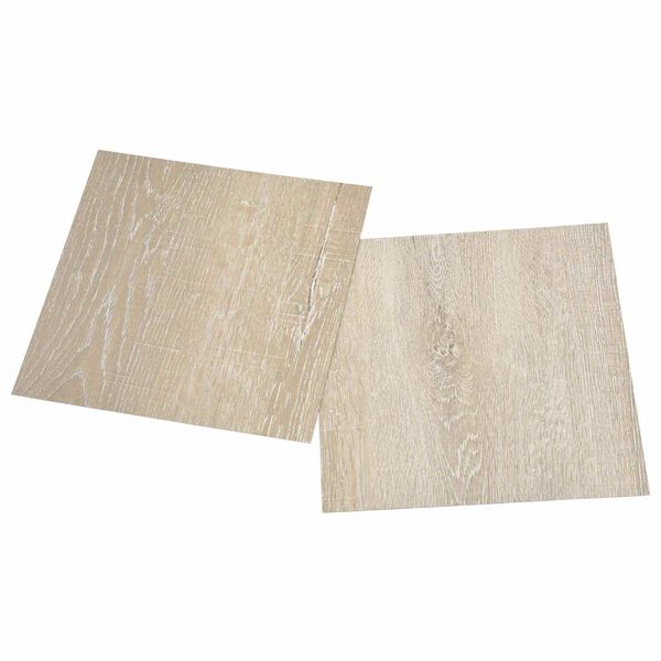 vidaXL Bodenplanken 55 pcs Beige 5,11 m&sup2; PVC