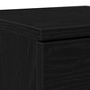 vidaXL Sideboards 2 pcs Schwarz Eichen-Optik 30 x 30 x 70 cm