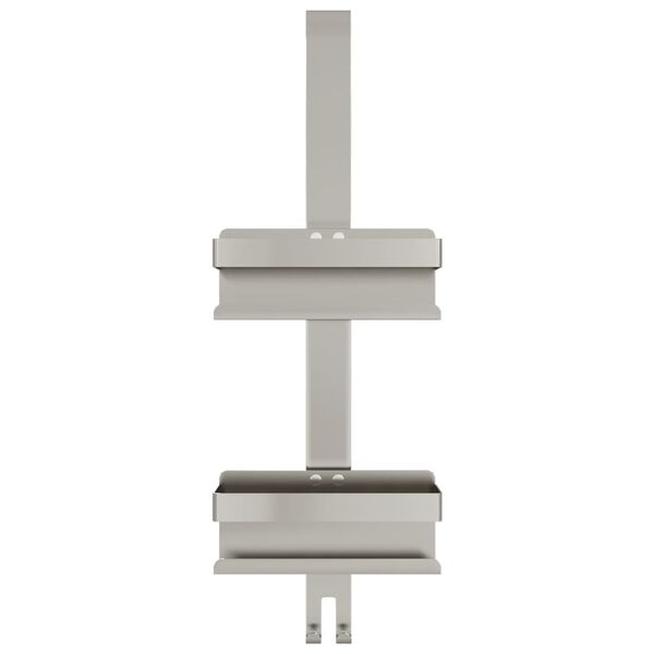 vidaXL Duschcaddy Hängend Gebürsteter Edelstahl 304