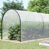 vidaXL Transparente Plane mit Ösen 10x12 m Polyethylen