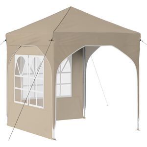 vidaXL Pop-up Partyzelt 192 x 192 x 245 cm Creme