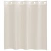 vidaXL Voile Vorhänge mit Ösen 2 Stk. Creme 140x140 cm