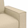 vidaXL Sofa Stuhl Creme 60 cm Stoff