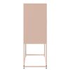 vidaXL Highboard Rosa 68,5x38,5x107 cm Stahl