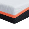 vidaXL Matratze Wei&szlig; und Grau 90 x 200 cm Jacquard-Stoff