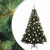 vidaXL K&uuml;nstlicher Weihnachtsbaum mit Kugel 120 cm 150 LEDs