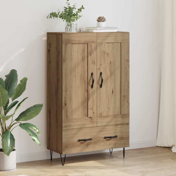 vidaXL Highboard Artisan-Eiche 69,5 x 31 x 115 cm Holzwerkstoff