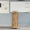 vidaXL Podium mit Regal Artisan-Eiche 55 x 55 x 107 cm Holzwerkstoff