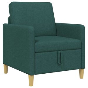 vidaXL Sofa mit Stauraum Dunkelgr&uuml;n 72 x 78 x 87 cm Polyester