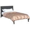 vidaXL Sommerdecke Gold 220 x 140 cm Satin und Mikrofaser