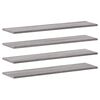 vidaXL Wandregale 4 Stk. Grau Sonoma 80x20x1,5 cm Holzwerkstoff