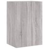 vidaXL TV-Wandschr&auml;nke 2 Stk. Grau Sonoma 40,5x30x60 cm Holzwerkstoff