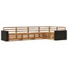 vidaXL Outdoor-Sofagarnitur 5 stk. Natur Massivholz Akazie