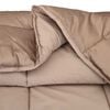 vidaXL Winterbettdecke Gold 220 x 240 cm Satin und Mikrofaser