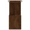 vidaXL Eckschreibtisch Braun Eichen-Optik 200x50x76 cm Holzwerkstoff