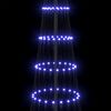 vidaXL LED-Weihnachtsbaum mit 355 LEDs Blau 184,5 cm Metall