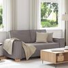vidaXL 2-Sitzer Sofa Taupe 180x78x84 cm Stoff
