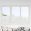 vidaXL Fensterfolien 4 Stk. Matt Blumenmuster PVC