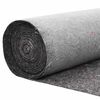 vidaXL Teichvlies Grau 1 x 25 m Polyester und Baumwolle