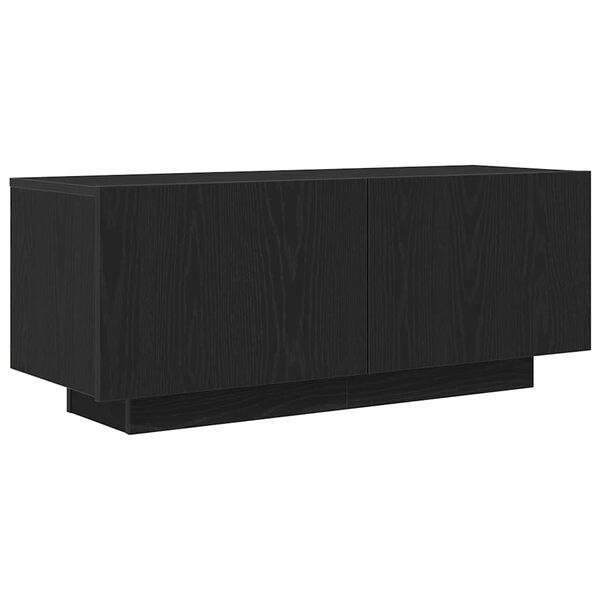 vidaXL TV-Schr&auml;nk Schwarz Eichen-Optik 100 x 35 x 40 cm Holzwerkstoff