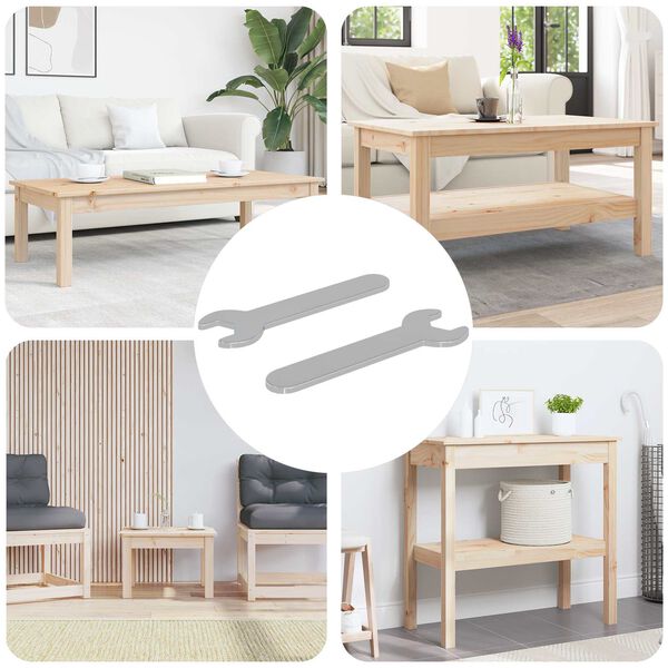 vidaXL Spanner 2 pcs Silber 10 mm Eisen