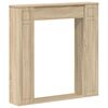 vidaXL Kaminumrandung Sonoma 100 x 20 x 100 cm Holzwerkstoff