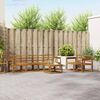 vidaXL Outdoor-Sofagarnitur 7 pcs Natur Massivholz Akazie