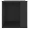 vidaXL Beistelltisch Schwarz 33x33x34,5 cm Holzwerkstoff