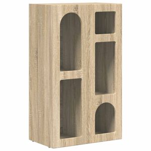 vidaXL Sideboard Sonoma-Eiche 59 x 35 x 100,5 cm Holzwerkstoff