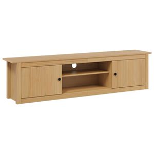 vidaXL TV Rack HILL 158 x 40 x 39,5 cm Honigbraun Massives Kiefernholz