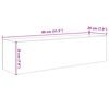 vidaXL Aquarium mit Speicher Transparent 80 x 20 x 20 cm Glas