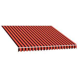 vidaXL Ersatzmarkisenstoff Braun 450 x 350 cm