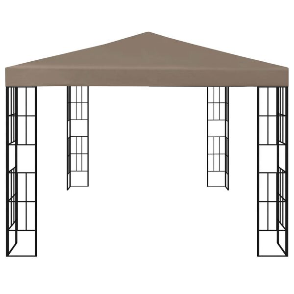 vidaXL Pavillon 4x3 m Taupe