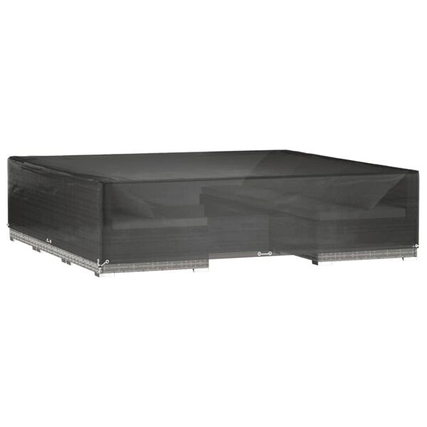 vidaXL Gartenm&ouml;bel-Abdeckung 16 &Ouml;sen 240x240x55 cm Quadratisch