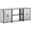 vidaXL Aufbewahrungsset f&uuml;r die K&uuml;che HATTEM 3 pcs Silber Edelstahl