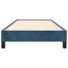 vidaXL Bettgestell ohne Matratze Dunkelblau 90x190 cm Samt