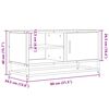 vidaXL TV-Schrank Sonoma-Eiche 80x34,5x40 cm Holzwerkstoff und Metall