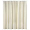 vidaXL Verdunkelungsvorhang mit Haken Samt Creme 290 x 245 cm