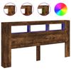 vidaXL LED-Kopfteil R&auml;uchereiche 200x18,5x103,5 cm Holzwerkstoff