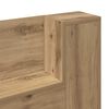 vidaXL Kopfteil Artisan-Eiche 100 x 15 x 103,5 cm Holzwerkstoff