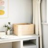 vidaXL Holzkiste mit Griffen 40x30x23 cm Massivholz Kiefer
