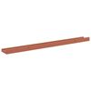 vidaXL Wandregal mit Regal 2 pcs Rot 80 x 9 x 3 cm Holzwerkstoff