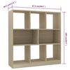 vidaXL Bücherregal Sonoma-Eiche 97,5x29,5x100 cm Holzwerkstoff