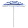 vidaXL Garten-Sonnenschirm 170T Polyester Blau und Wei&szlig;