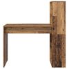 vidaXL Schreibtisch mit Regal Altholz 113 x 54 x 120 cm Holzwerkstoff