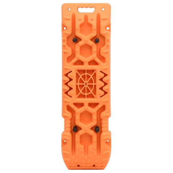 vidaXL Traktionsmatten 2 Stk. Orange 107x31x7 cm Nylon