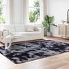 vidaXL Teppich Shaggy Hochflor NAVARRA Dunkelgrau 200x290 cm Polyester