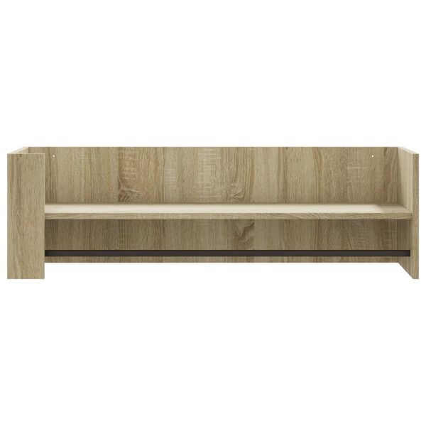 vidaXL Wandregal Sonoma-Eiche 100x35x30,5 cm Holzwerkstoff