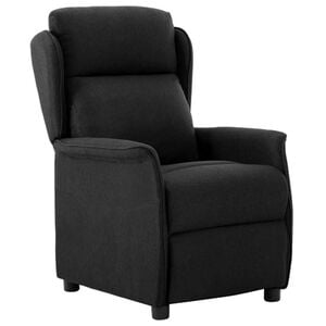 vidaXL Liegestuhl Schwarz Polyester