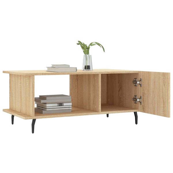 vidaXL Couchtisch Sonoma-Eiche 90x50x40 cm Holzwerkstoff
